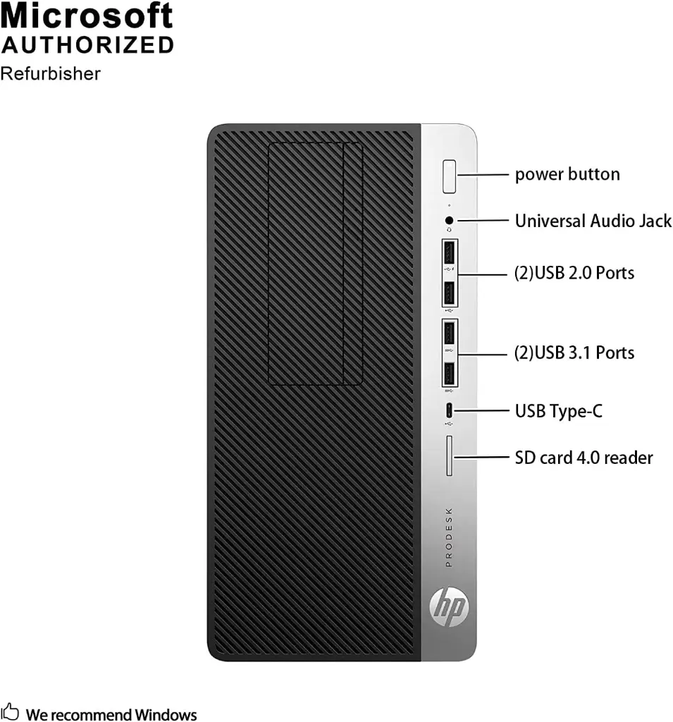 HP EliteDesk 800 G3 Tower Intel Core i5