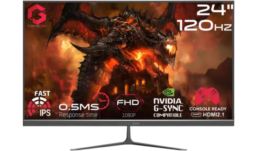 GAMEON GOES24FHD120IPS Essential Series 24-Inch FHD 120Hz Gaming Monitor