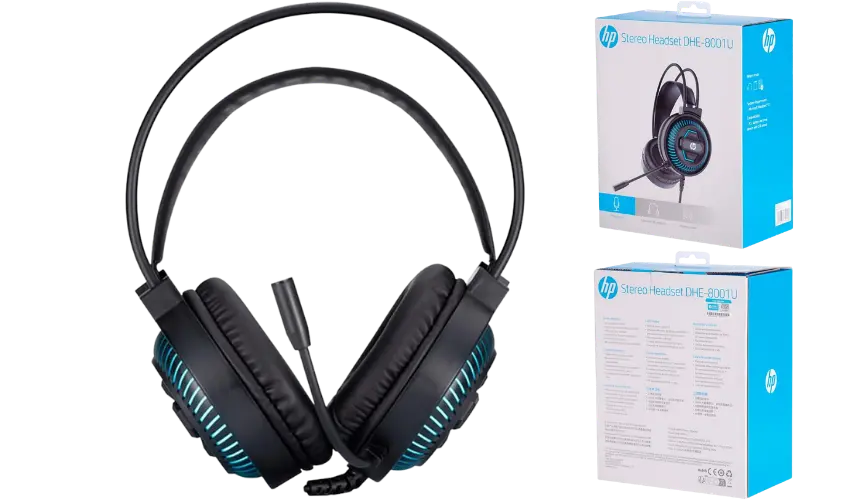 Hp Gaming Headset Single Connect In Usb - Dhe-8001