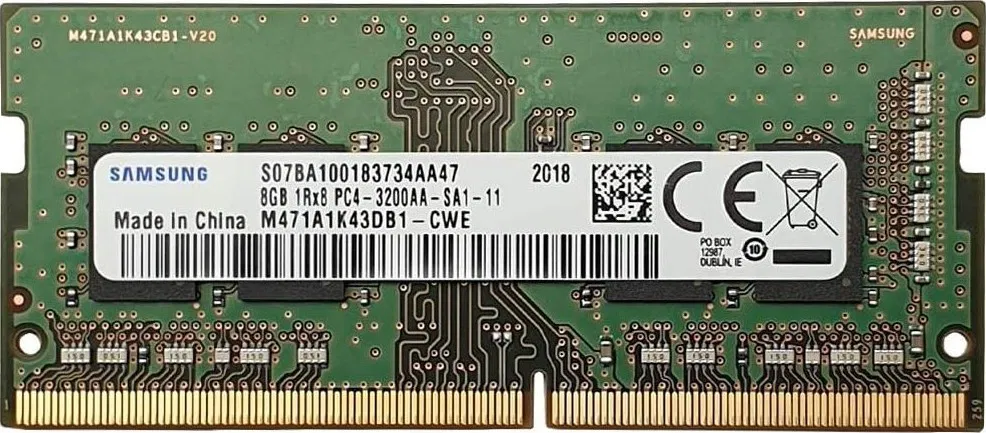 Samsung DDR4 Laptop Memory | 8GB | 3200MHz