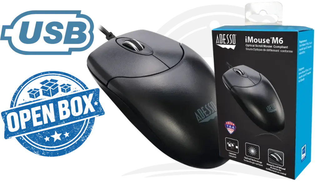 Adesso iMouse M6-TAA - Optical Scroll Mouse