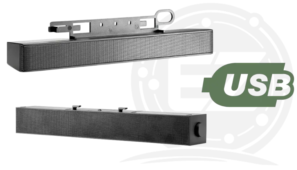 hp Speaker Bar With USB And Audio Cable 