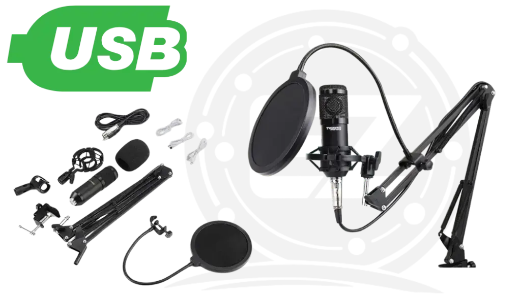 Twisted Minds W104 Desk Mounted Usb Condenser Microphone