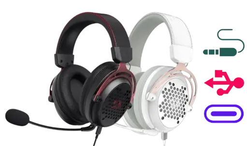Redragon H386 Diomedes Wired Gaming Headset