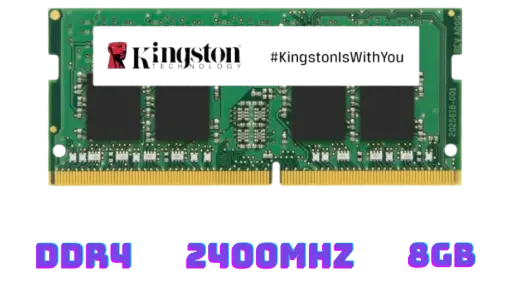 Kingston Technology ValueRAM Memory 8GB 2400Mhz DDR4 Non-ECC CL17 SODIMM 1Rx
