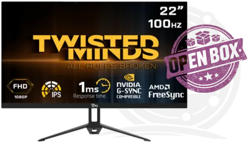 Twisted Minds 22 Inch Display Fast IPS Gaming Monitor
