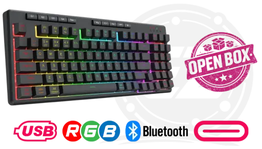 Redragon K517RGB-PRO Quiet Tri-mode Gaming Keyboard