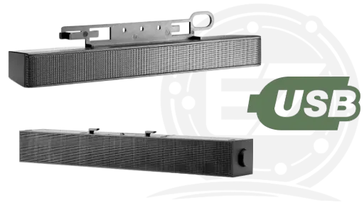 hp Speaker Bar With USB And Audio Cable 