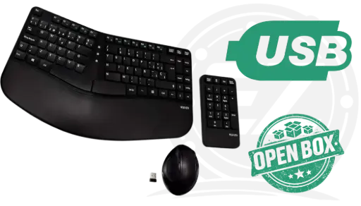 V7 ERGONOMIC KEYBOARD MOUSE COMBO 