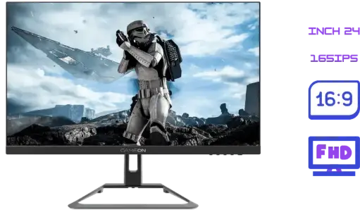 GAMEON 24 INCH GAMING MONITOR FHD FLAT 165HZ GOE24FHD165IPS