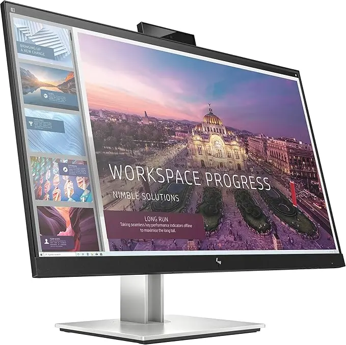 HP E24d G4 24" Full HD LED Monitor- Framless-Speaker-Camera